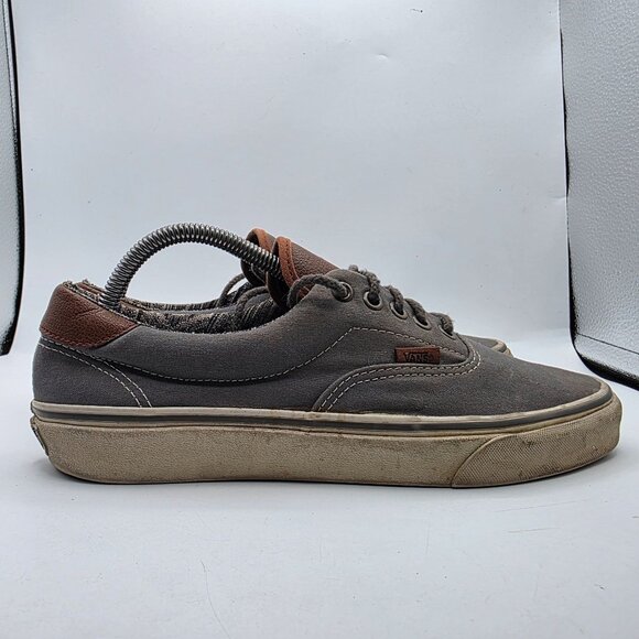Vans Era 59 Mens 9.5 Gray Brown Shoes Low Top Casual Skateboarding Walking main image 9